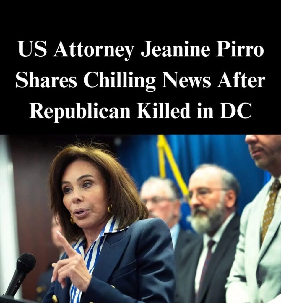 Pirro Shares Chilling News After Congressional Intern Killed in DC – My ...